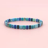 Nihaojewelry Wholesale Jewelry Bohemian Multi-layered Woven Colorful Paint Beaded Bracelet sku image 5