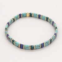 Nihaojewelry Wholesale Jewelry Bohemian Multi-layered Woven Colorful Paint Beaded Bracelet sku image 7
