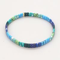 Nihaojewelry Wholesale Jewelry Bohemian Multi-layered Woven Colorful Paint Beaded Bracelet sku image 8