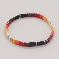 Nihaojewelry Wholesale Jewelry Bohemian Multi-layered Woven Colorful Paint Beaded Bracelet sku image 13