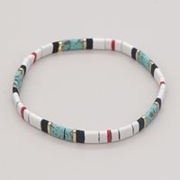 Nihaojewelry Wholesale Jewelry Bohemian Multi-layered Woven Colorful Paint Beaded Bracelet sku image 15