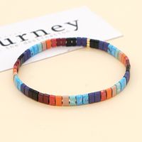 Nihaojewelry Wholesale Jewelry Bohemian Multi-layered Woven Colorful Paint Beaded Bracelet sku image 28