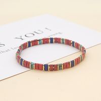 Nihaojewelry Wholesale Jewelry Bohemian Multi-layered Woven Colorful Paint Beaded Bracelet sku image 48