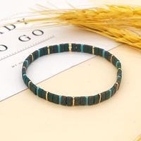 Nihaojewelry Bijoux En Gros Bracelet De Perles De Peinture Colorée Tissé Multicouche Bohème sku image 17