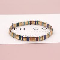 Nihaojewelry Wholesale Jewelry Bohemian Multi-layered Woven Colorful Paint Beaded Bracelet sku image 18