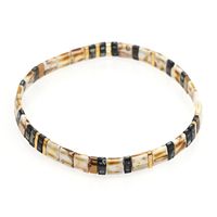 Nihaojewelry Wholesale Jewelry Simple Bohemian Multi-layered Woven Gold Beads Bracelets sku image 8