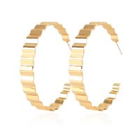 Nihaojewelry Simple Style Alloy Round Hoop Earrings Wholesale Jewelry sku image 1