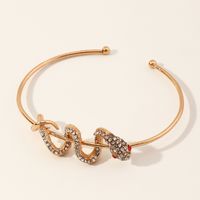 Nihaojewelry Wholesale Jewelry New Style Diamond Snake-shaped Bracelet main image 6
