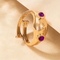 Nihaojewelry Wholesale Jewelry Retro Gold And Silver Frog Shape Alloy Ring sku image 1