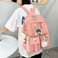 Wholesale Large-capacity Doll Pendant Five-piece Backpack Nihaojewelry main image 3