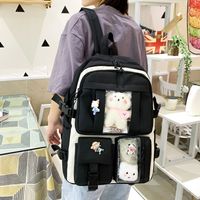 Wholesale Large-capacity Doll Pendant Five-piece Backpack Nihaojewelry main image 4
