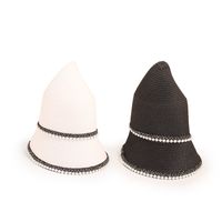 Wholesale Fashion Wide-brimmed Pearl-rim Flat Straw Hat Nihaojewelry main image 5