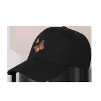 Wholesale Jewelry Simple Butterfly Pattern Wide-brimmed Sunshade Baseball Cap Nihaojewelry main image 3