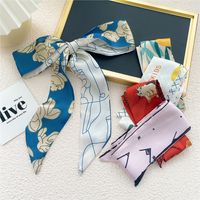 Nihaojewelry Thin Long Ribbon Silk Scarf Headband Wholesale Jewelry main image 5