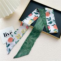 Nihaojewelry Thin Long Ribbon Silk Scarf Headband Wholesale Jewelry sku image 3