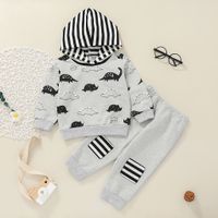 Nihaojewelry Children's Hooded Cartoon Pullovers Pants Two-piece Set Wholesale main image 1