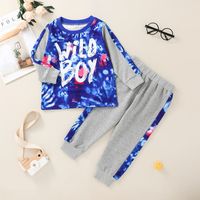 Wholesale Children's Round Neck Top Trousers 2-piece Suit Nihaojewelry main image 1