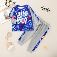 Wholesale Children's Round Neck Top Trousers 2-piece Suit Nihaojewelry main image 2