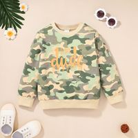 Wholesale Children's Round Neck Cartoon Printed Casual Long-sleeved Pullover Wholesale main image 1