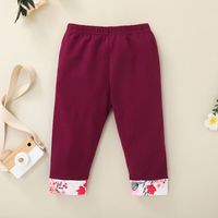 Wholesale Printing Long-sleeved Bow Children's T-shirt Trousers Set Nihaojewelry main image 4