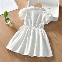 Wholesale Children's Solid Color White Skirt Nihaojewelry main image 3