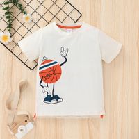 Children's Clothing Summer Korean Style 2021 Children's Exercise Jersey Suit Fashion Short Sleeve T-shirt Shorts Two-piece Suit main image 4