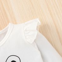 Wholesale Cute Rabbit Long-sleeved Pullover Children's T-shirt Flared Pants Two-piece Set Nihaojewelry main image 6