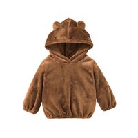 Nihaojewelry Children's Cute Brown Hooded Sweatershirt Wholesale sku image 7