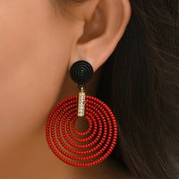 Vente En Gros Bijoux Boucles D'oreilles En Plastique Multi-cercles De Style Exagéré Nihaojewelry main image 2