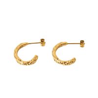 Wholesale Jewelry C-shaped Irregular Stainless Steel Fashion Earrings Nihaojewelry main image 6
