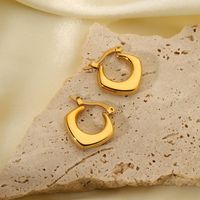 Wholesale Jewelry Geometric Prismatic Stainless Steel Earrings Nihaojewelry main image 4
