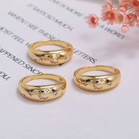 Wholesale Jewelry Star And Moon Micro-inlaid Zircon Copper Ring Nihaojewelry main image 6