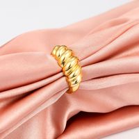 Wholesale Jewelry Croissant Copper Twist Ring Nihaojewelry main image 5