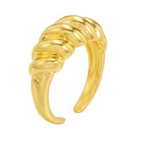 Wholesale Jewelry Croissant Copper Twist Ring Nihaojewelry main image 6