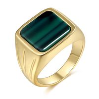 Wholesale Jewelry Retro Geometric Stamp Copper Ring Nihaojewelry main image 6