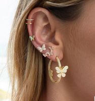 Großhandel Schmuck Schmetterling Micro-intarsien Zirkon Ohrringe Im Koreanischen Stil Nihaojewelry main image 4