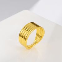 Ins Internet Celebrity Blogger New Ring Creative Stripe Knotted Ring main image 5