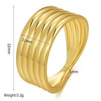 Ins Internet Celebrity Blogger New Ring Creative Stripe Knotted Ring main image 6