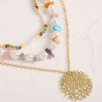 Wholesale Jewelry Beads Stone Branches Pendant Multilayer Necklace Nihaojewelry main image 5