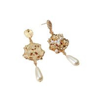 Vente En Gros Bijoux Baroque Perle Fleur Longues Boucles D&#39;oreilles Gland Nihaojewelry main image 5