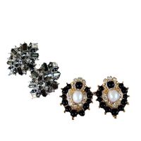 Wholesale Jewelry Gem Drip Glaze Beads Pearl Earrings Nihaojewelry main image 3