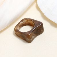 Wholesale Jewelry Retro Irregular Resin Acrylic Ring Nihaojewelry main image 4