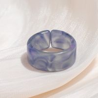 Großhandel Schmuck Retro-schmierfarbe Acryl Geometrischer Ring Nihaojewelry main image 4