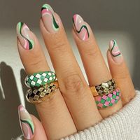 Wholesale Jewelry Retro Geometric Square Ring Nihaojewelry main image 3