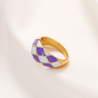 Großhandel Schmuck Retro Geometrischer Quadratischer Ring Nihaojewelry main image 5