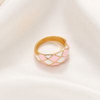 Großhandel Schmuck Retro Geometrischer Quadratischer Ring Nihaojewelry main image 6