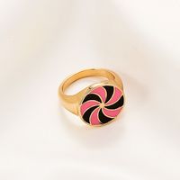 Großhandel Schmuck Geometrische Farbe Windmillring Ring Nihaojewelry main image 5