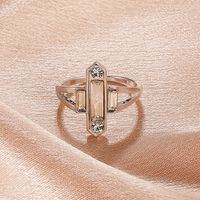 Wholesale Jewelry Metal Cross Diamond Ring Nihaojewelry main image 5