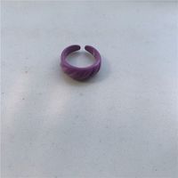 Wholesale Jewelry Candy Color Spell Diagonal Stripe Open Ring Nihaojewelry main image 5