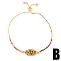 Wholesale Jewelry Bohemian Color Zircon Butterfly Copper Bracelet Nihaojewelry main image 4